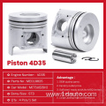 Auto Parts MITSUBISHI Engine Piston 4D35 ME018825 ME014693